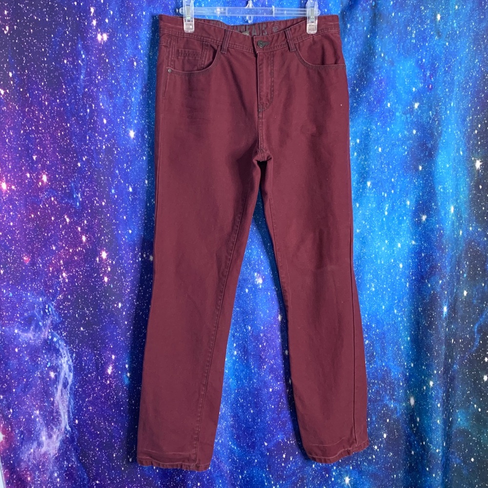 Epic Threads- Burgandy Straight Leg Pants size 20